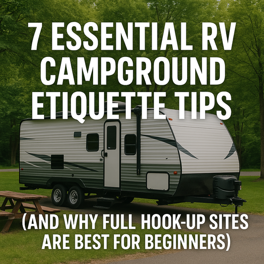 7 Essential RV Campground Etiquette Tips (And Why Full Hook-Up Sites Are Best for Beginners)