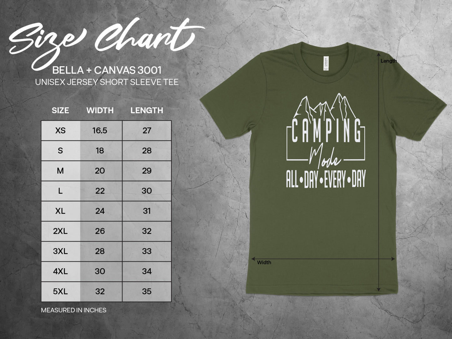 Camping Mode All Day Every Day Jersey Tee product