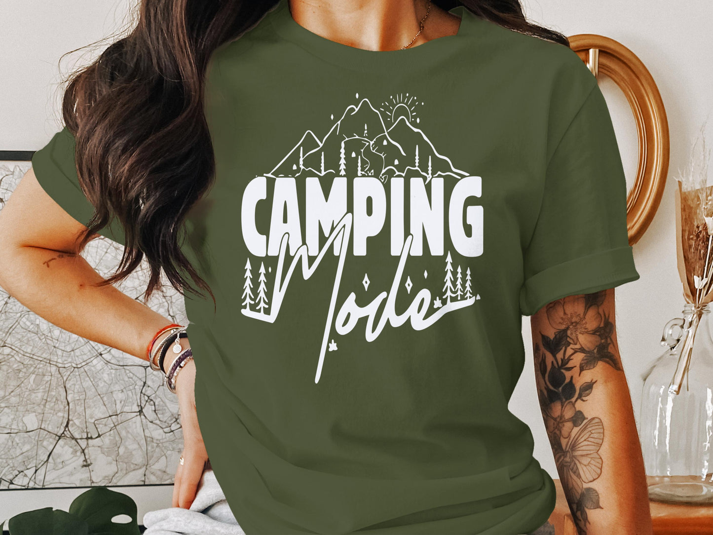 Comfortable Camping Mode Graphic T-Shirt product