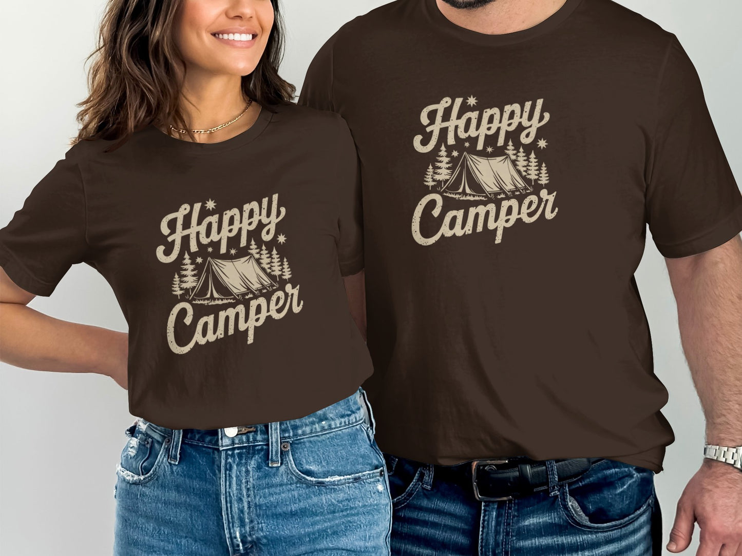 Happy Camper Graphic Print Unisex T-Shirt product