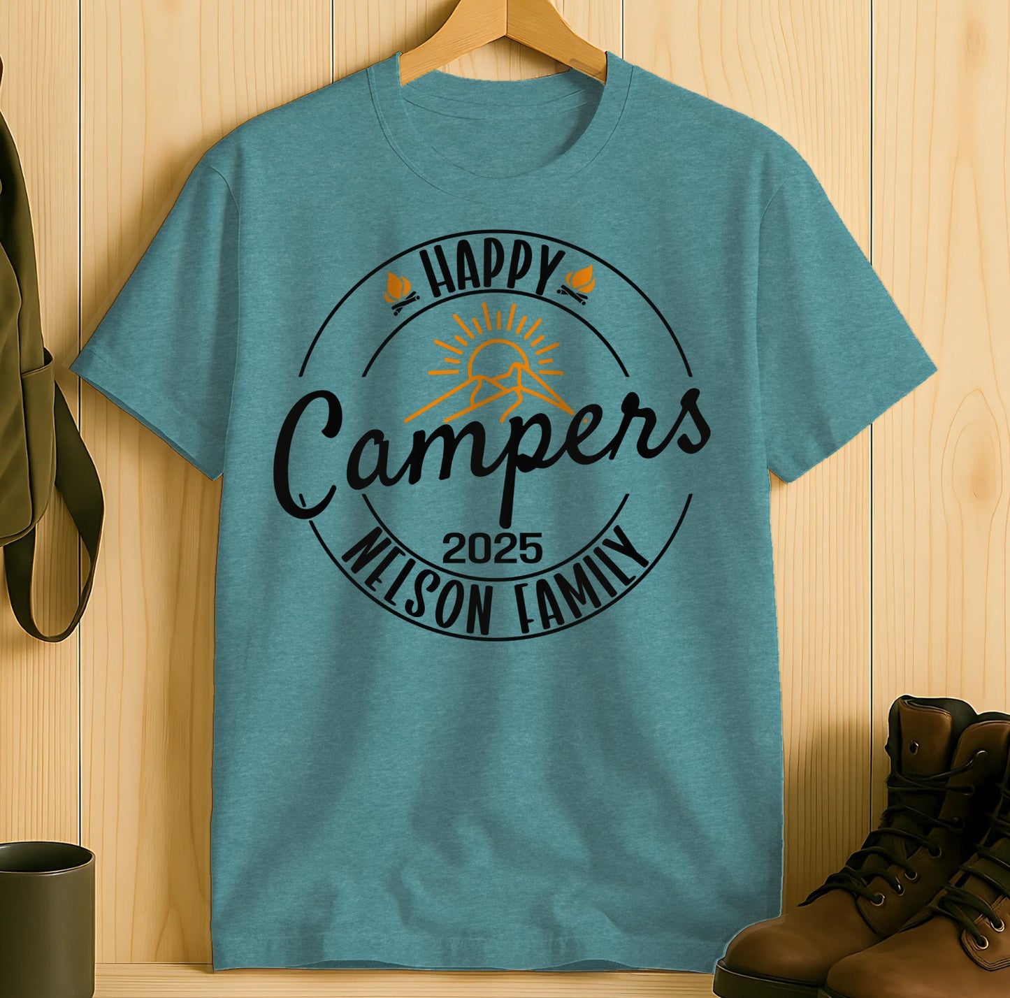 Happy Campers 2025 Nelson Family T-shirt product