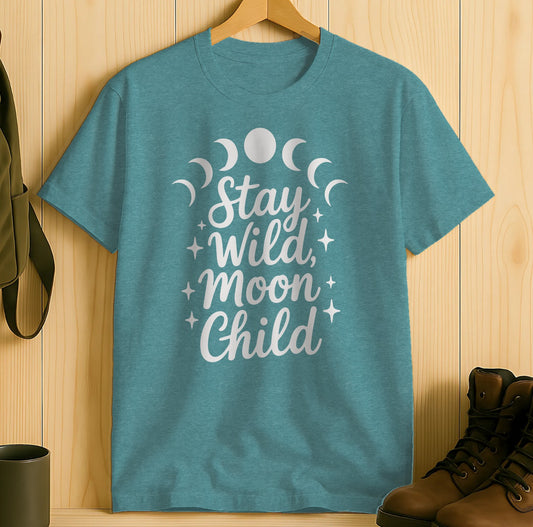 Stay Wild Moon Child Graphic Tee Shirt product type