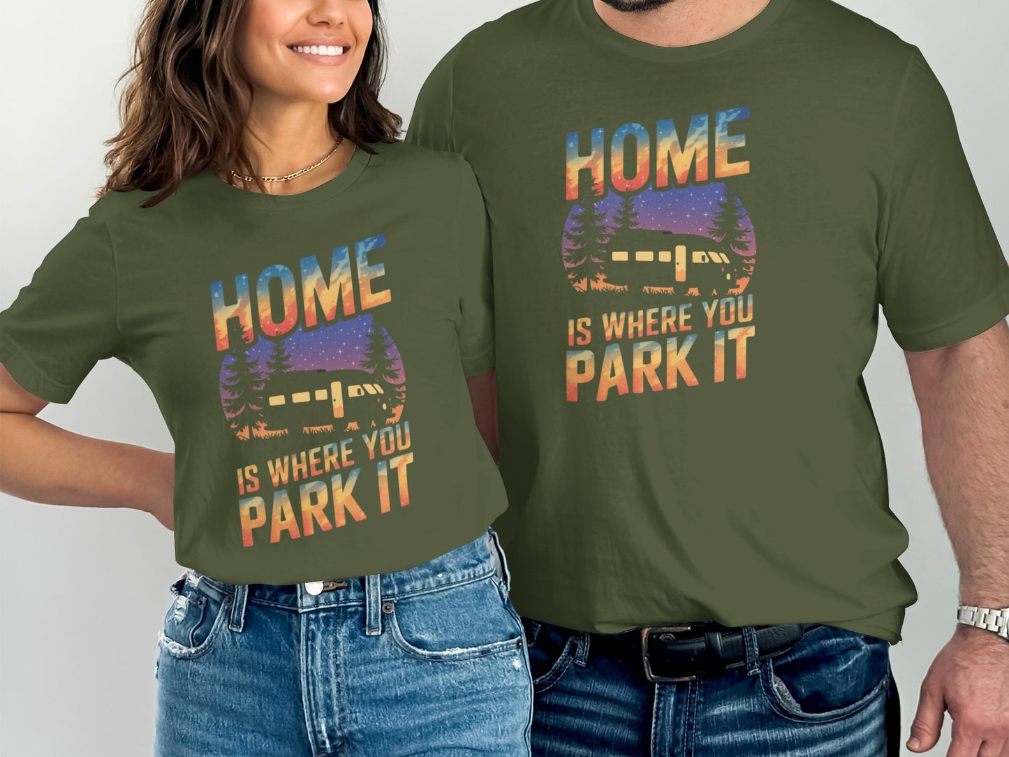 Home Is Where You Park It Graphic T-Shirt product type
