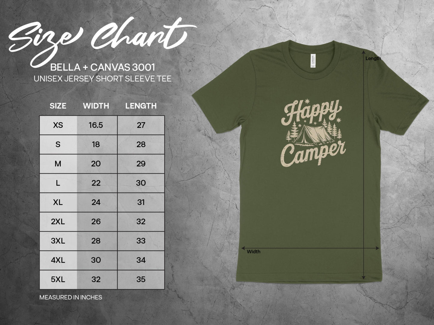 Happy Camper Unisex Jersey Short Sleeve Tee product