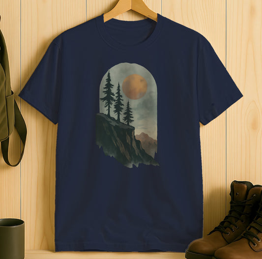 Scenic Moonlit Landscape Graphic T-Shirt product type