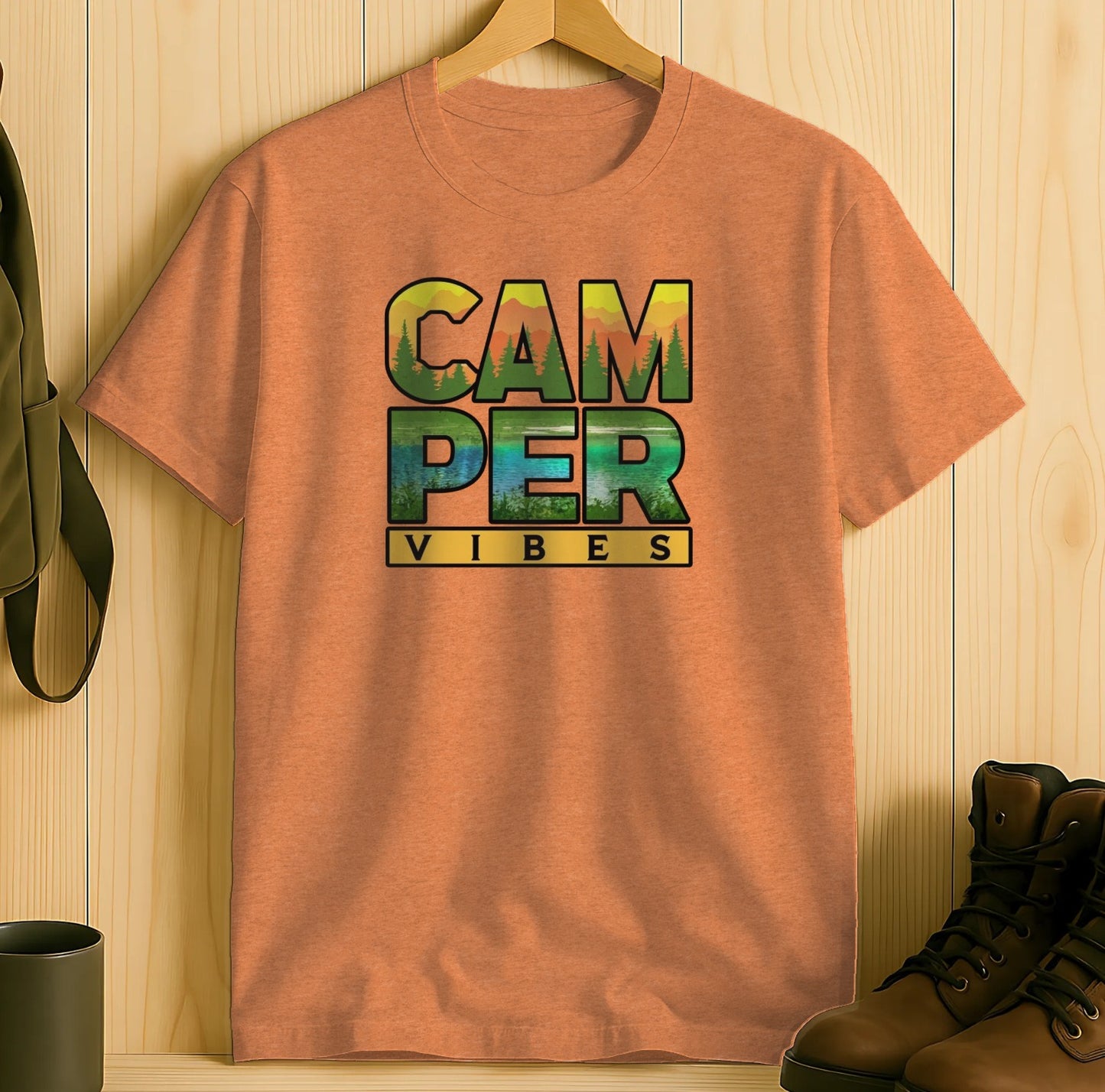 Camper Vibes Graphic Tee Camping Shirt product