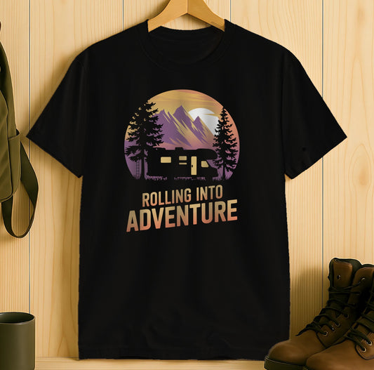 Rolling Into Adventure Graphic T-Shirt product type