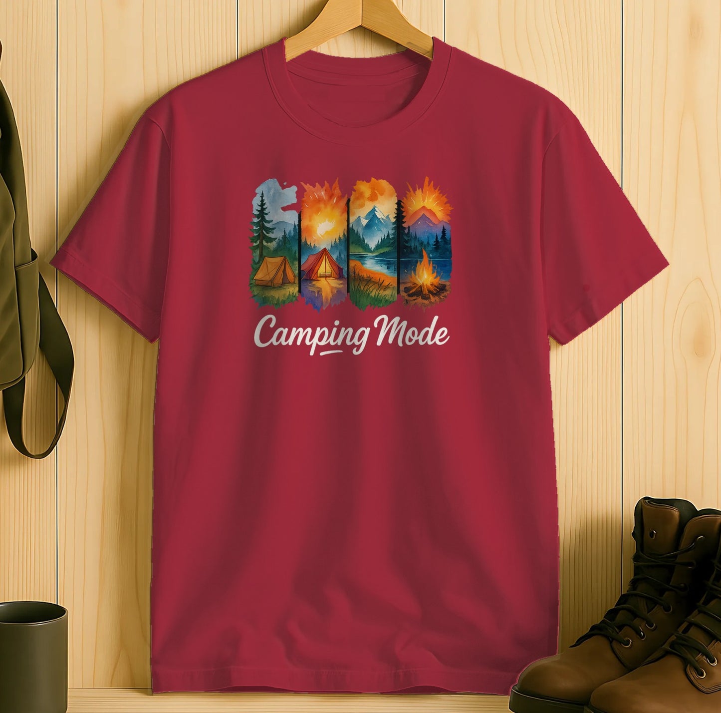 Camping Mode Nature Inspire Design T-Shirt product type