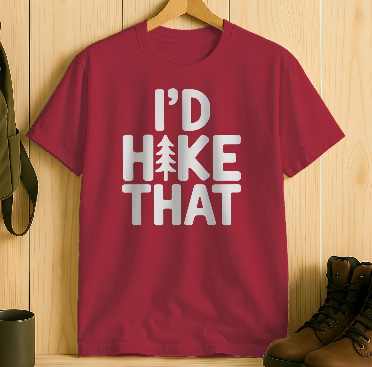 I'd Hike That Graphic T-Shirt product type