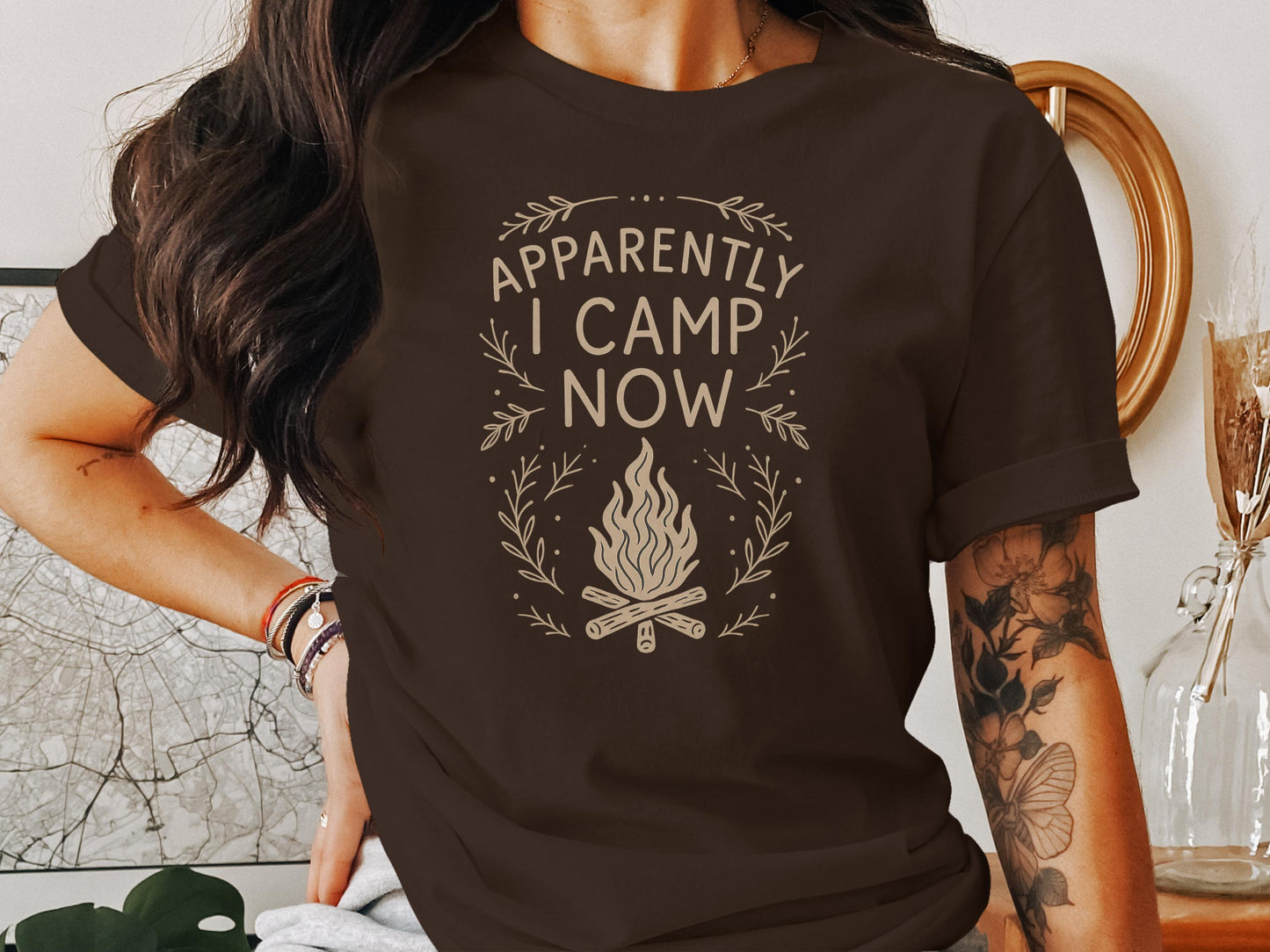 Apparently I Camp Now Graphic T-Shirt product type