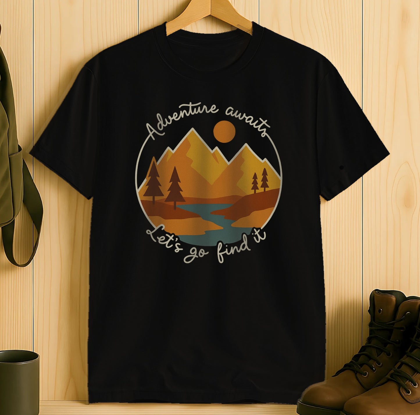 Adventure Awaits Let's Go Find It T-shirt product type