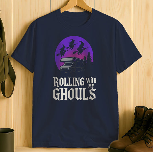 Rolling With My Ghouls Halloween T-Shirt product