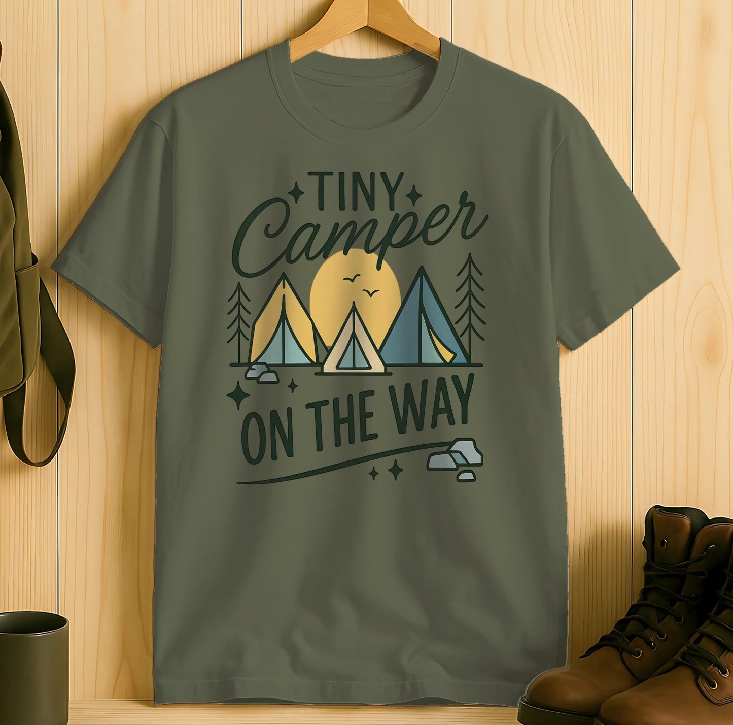 Tiny Camper On The Way Graphic T-Shirt product