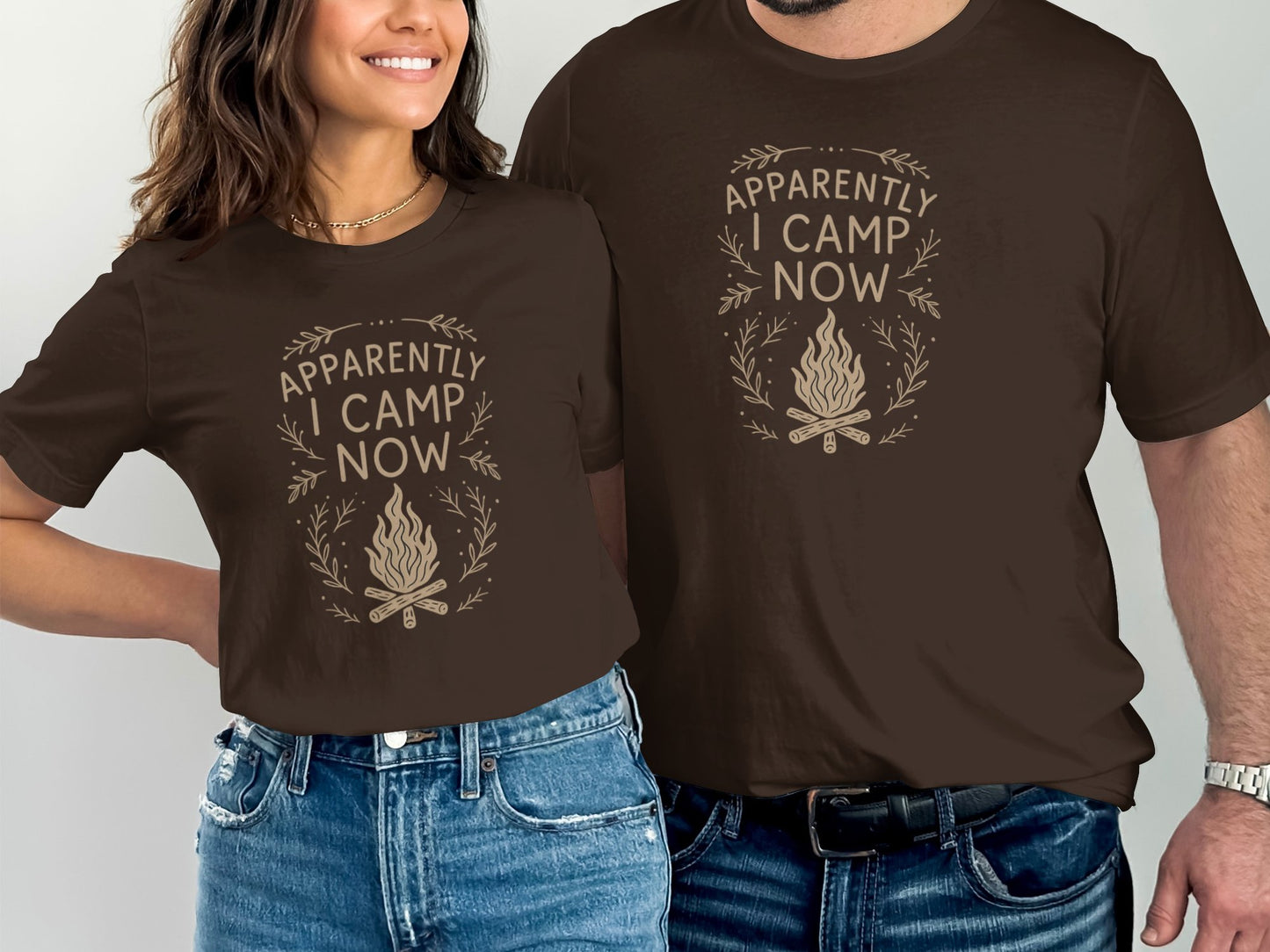 Apparently I Camp Now Graphic T-Shirt product