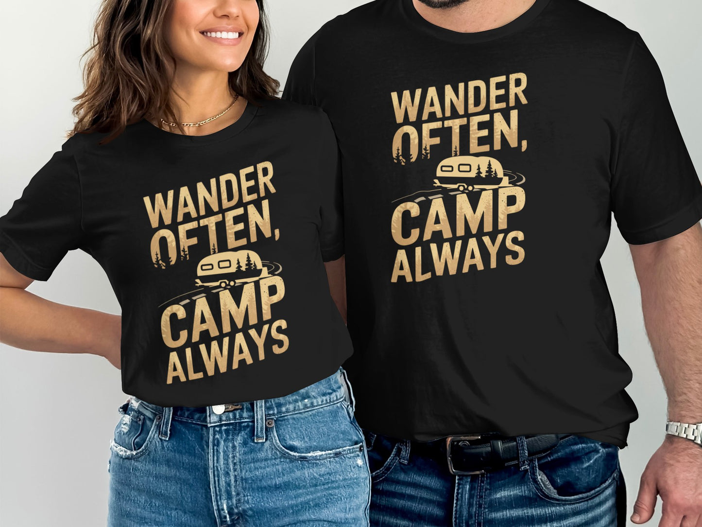Wander Often Camp Always Graphic Short Sleeve Shirt product