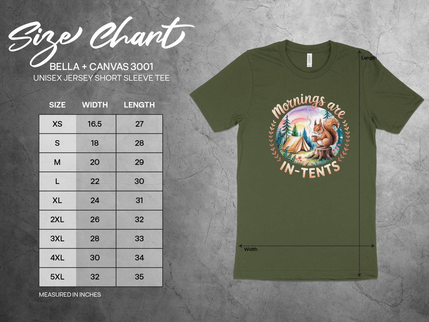 Mornings Are In-Tents Graphic Unisex Tee product