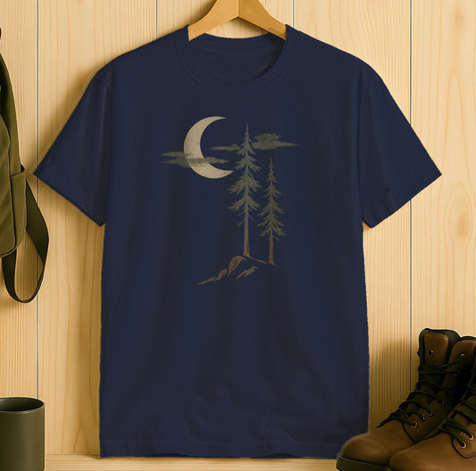 Moon and Trees Graphic T-Shirt Casual Wear product type