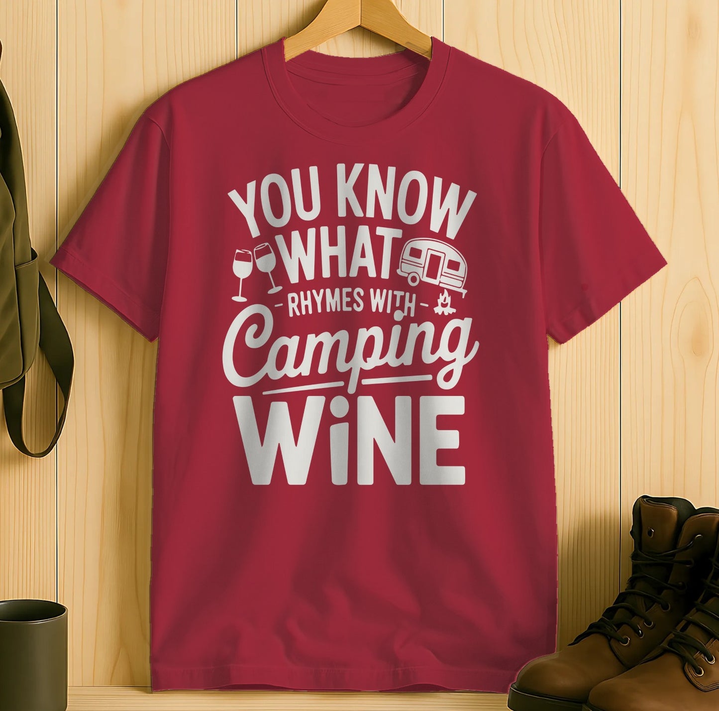 You Know What Rhymes With Camping Wine product type