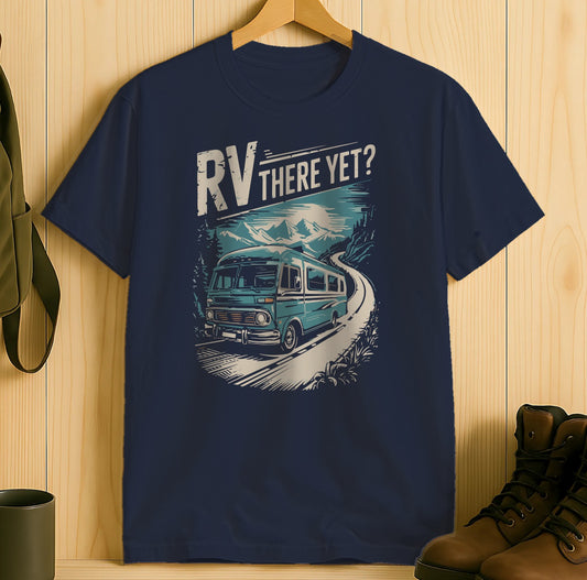 RV There Yet Graphic Tee Retro Van Shirt product type