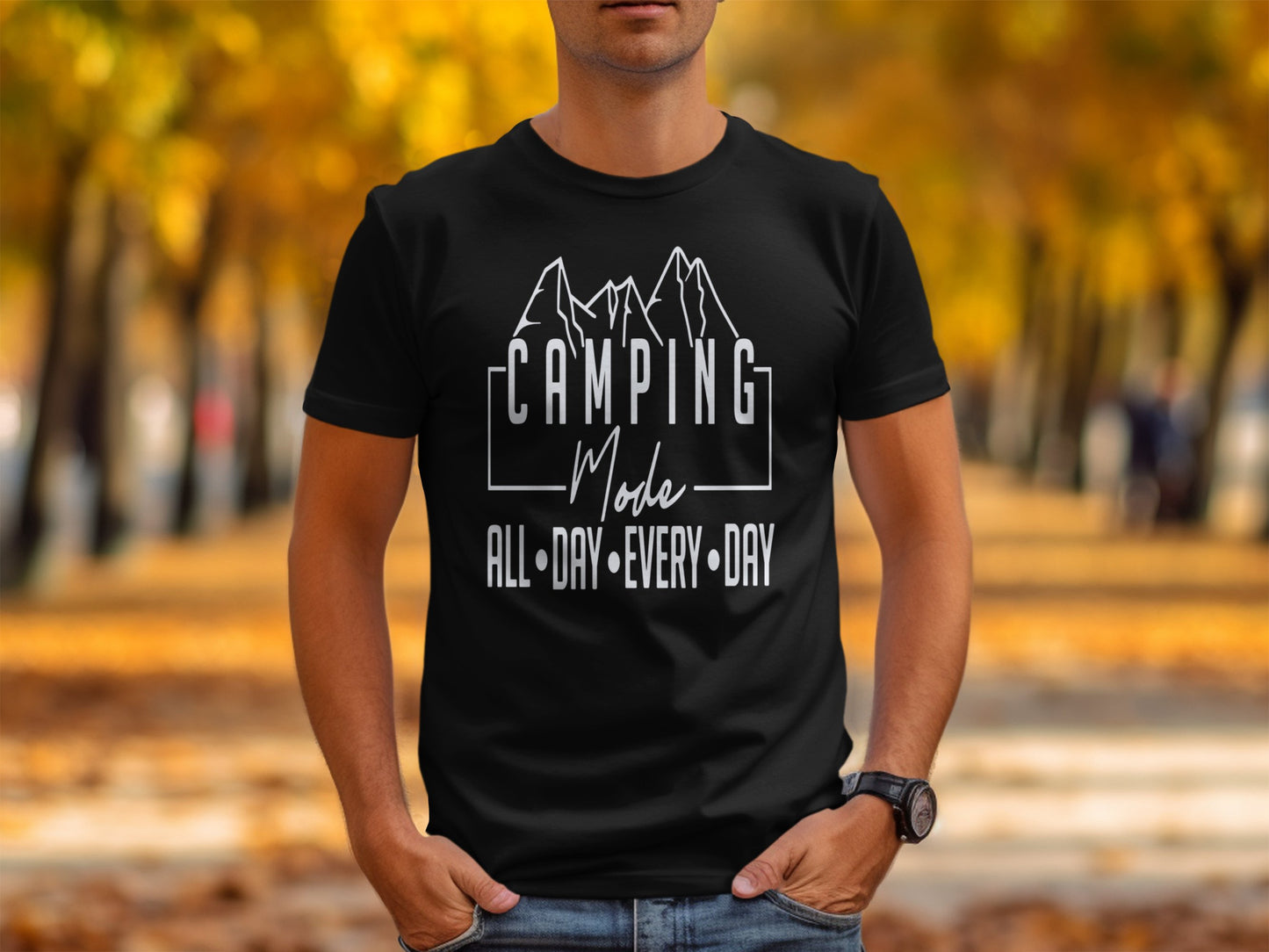 Camping Mode All Day Every Day Shirt product