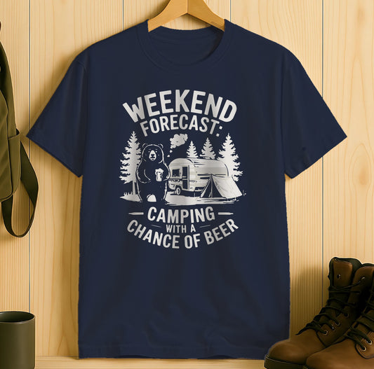 Weekend Forecast Camping With A Chance Of Beer product type