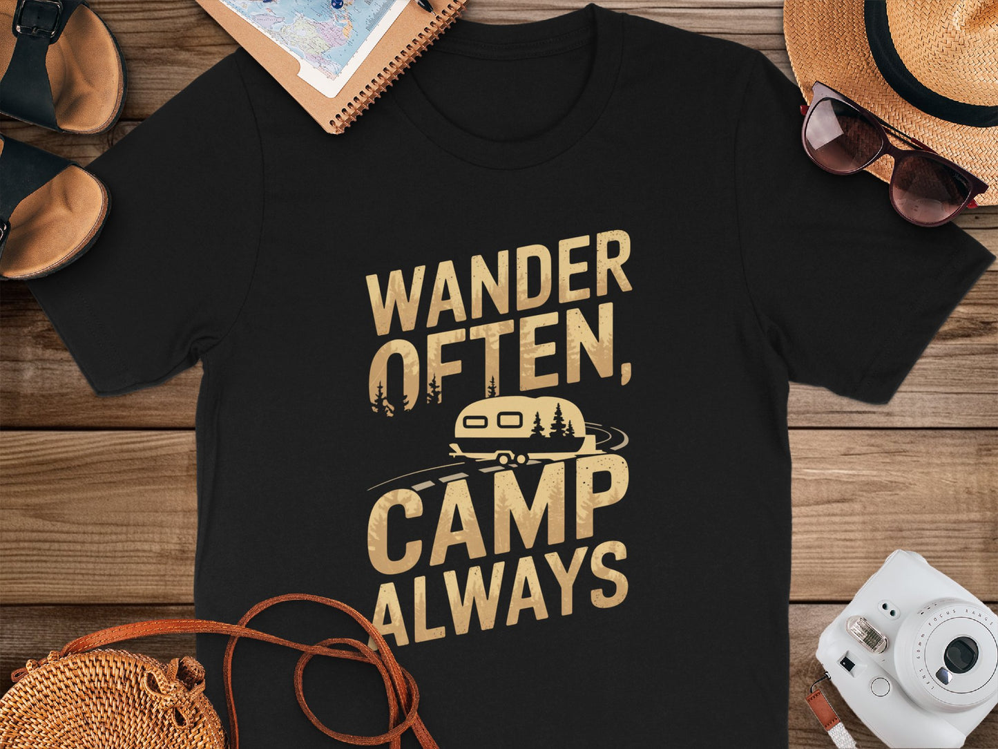 Wander Often Camp Always T-Shirt product