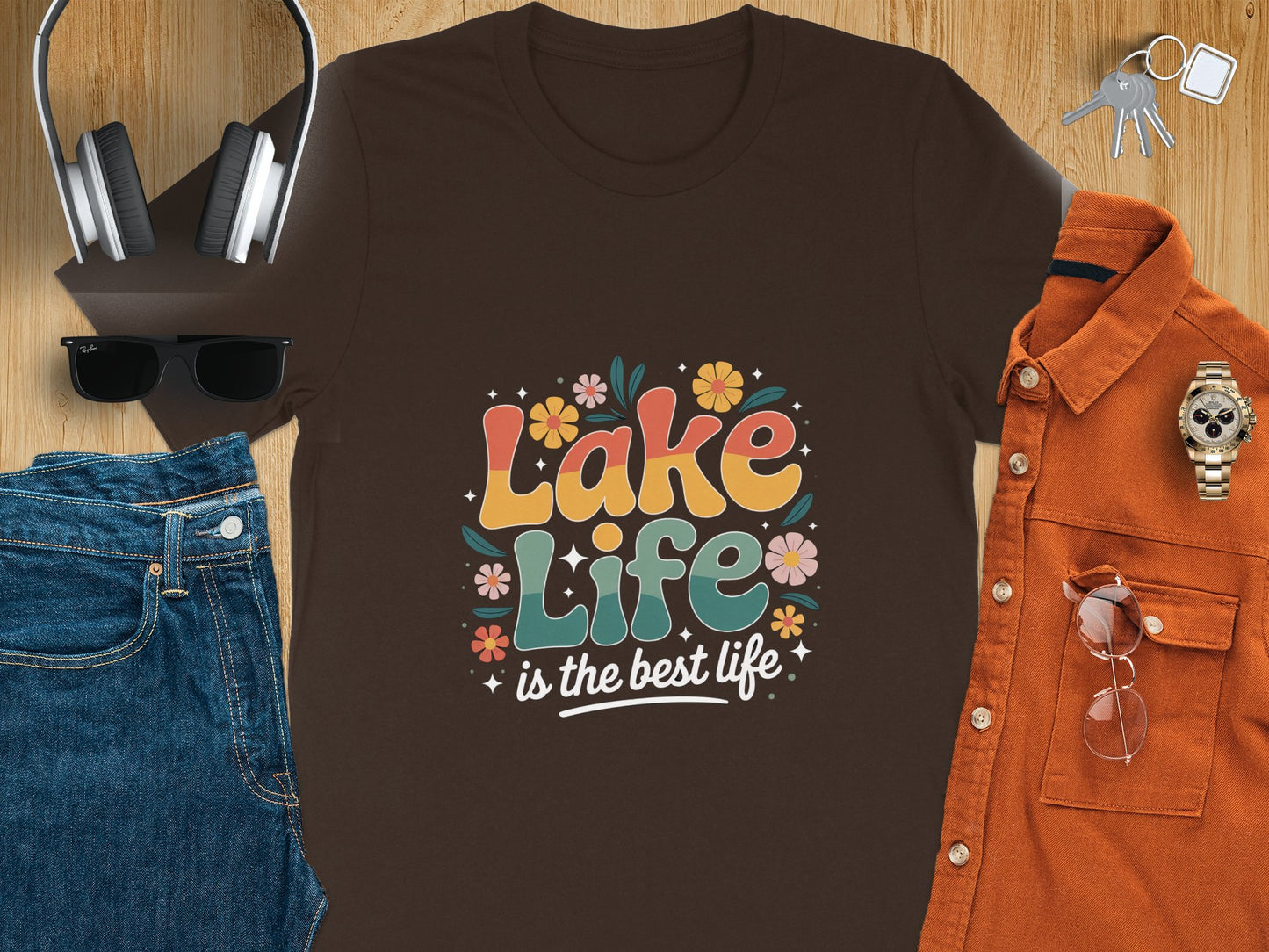 Lake Life is the Best Life Graphic T-Shirt product