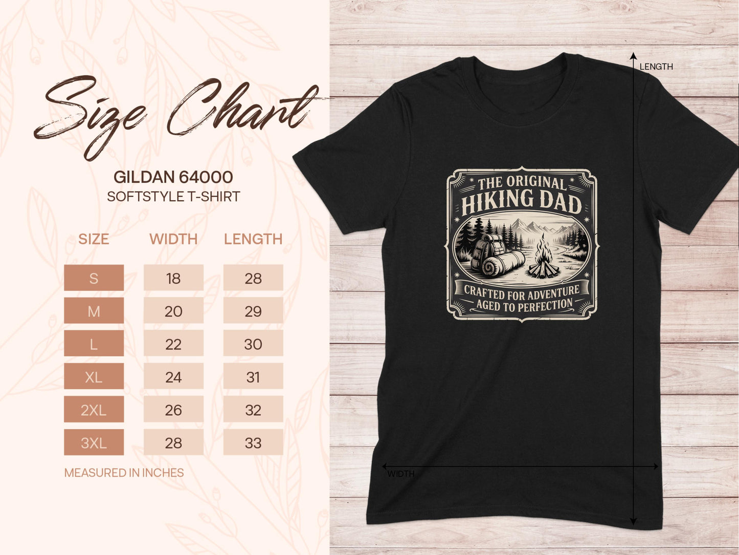 The Original Hiking Dad Crafted Adventure T-shirt