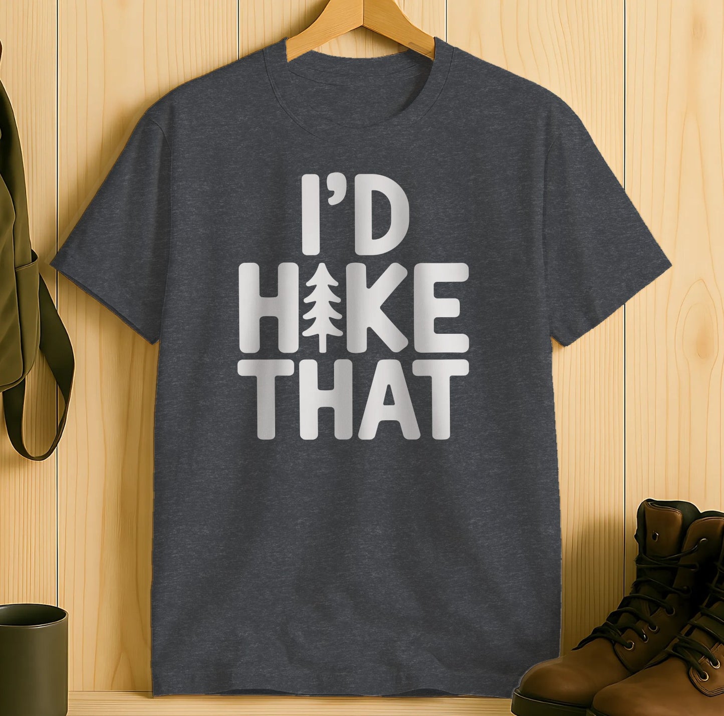 I'd Hike That Graphic T-shirt product type