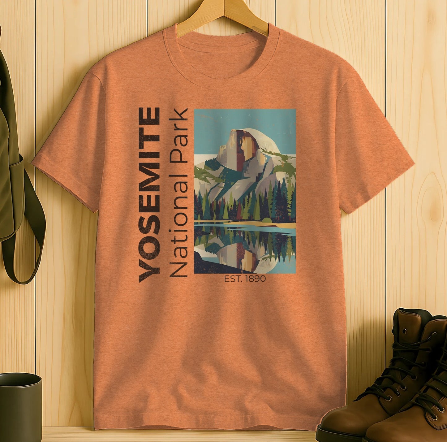 Yosemite National Park EST 1890 Graphic T-shirt