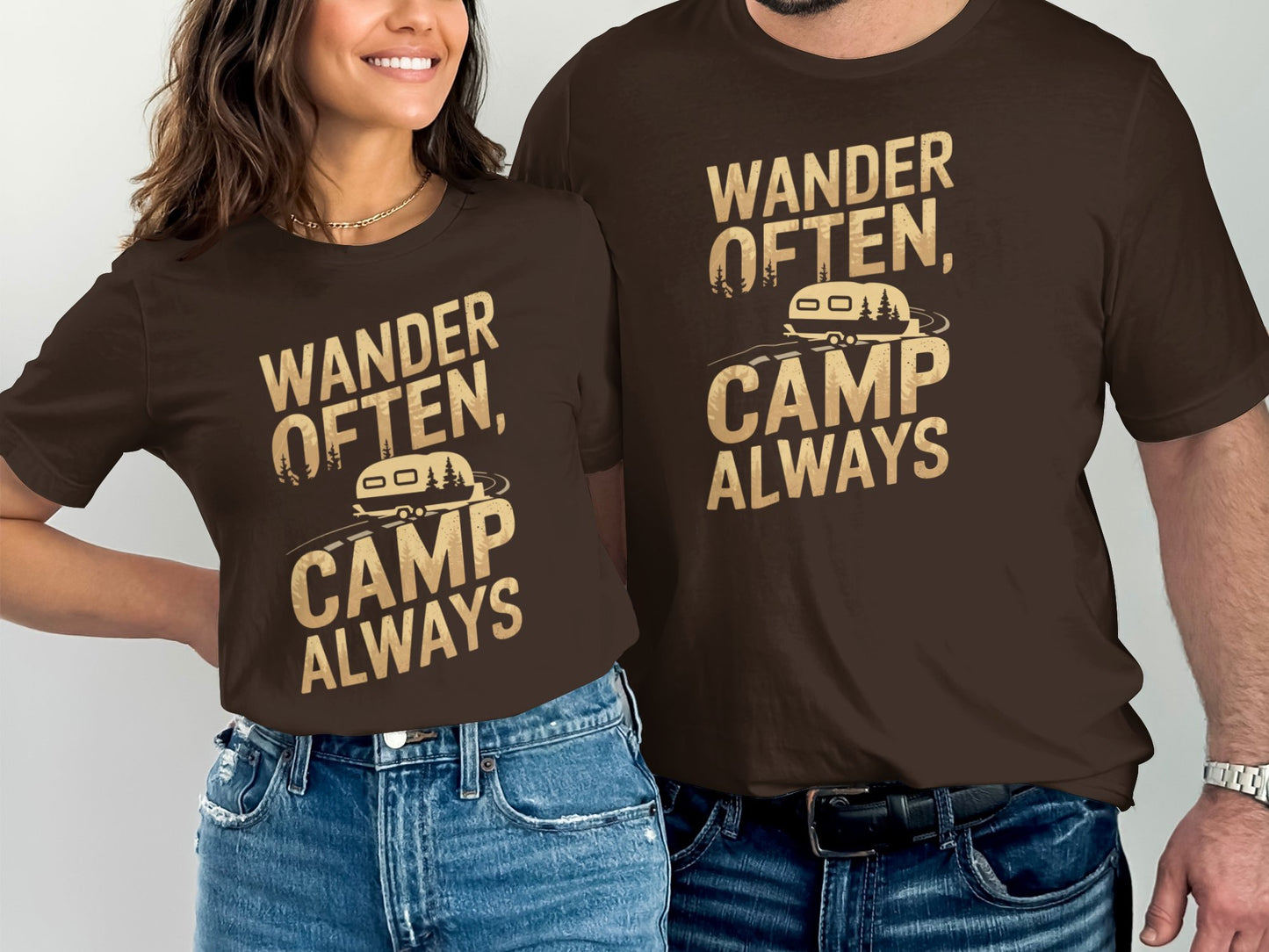 Wander Often Camp Always Camper Graphic T-shirt product