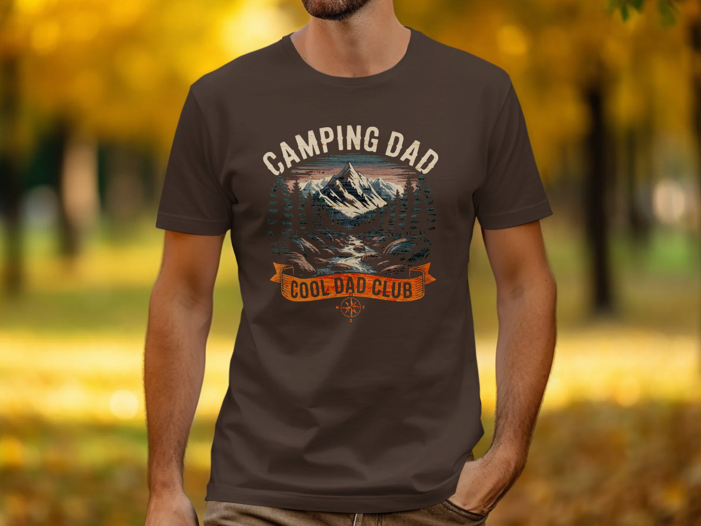 Camping Dad Cool Dad Club Graphic T-shirt product type