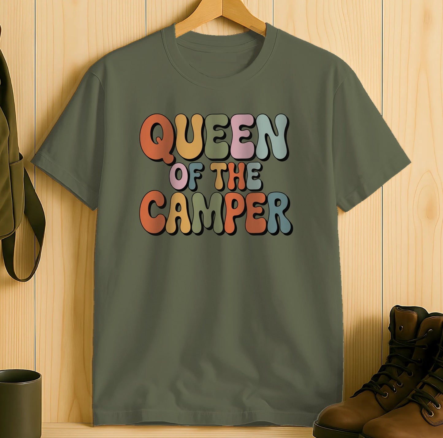 QUEEN OF THE CAMPER T-Shirt product