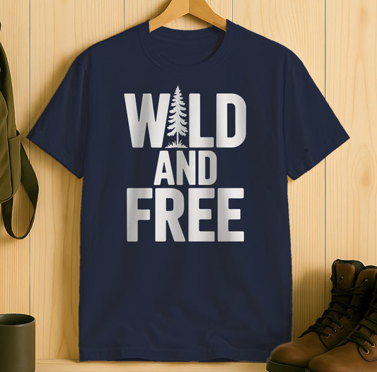 Wild And Free Graphic Design T-Shirt product