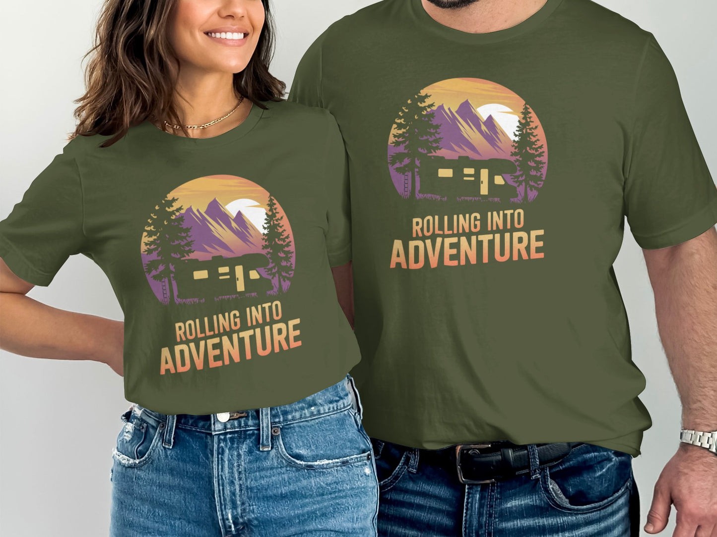 Rolling Into Adventure Graphic T-shirt product
