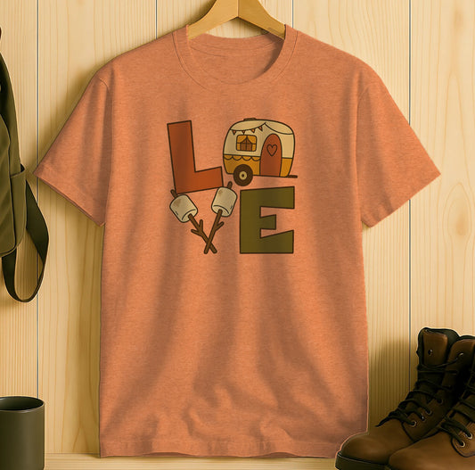 Love Camping Graphic T-Shirt Casual Wear product type