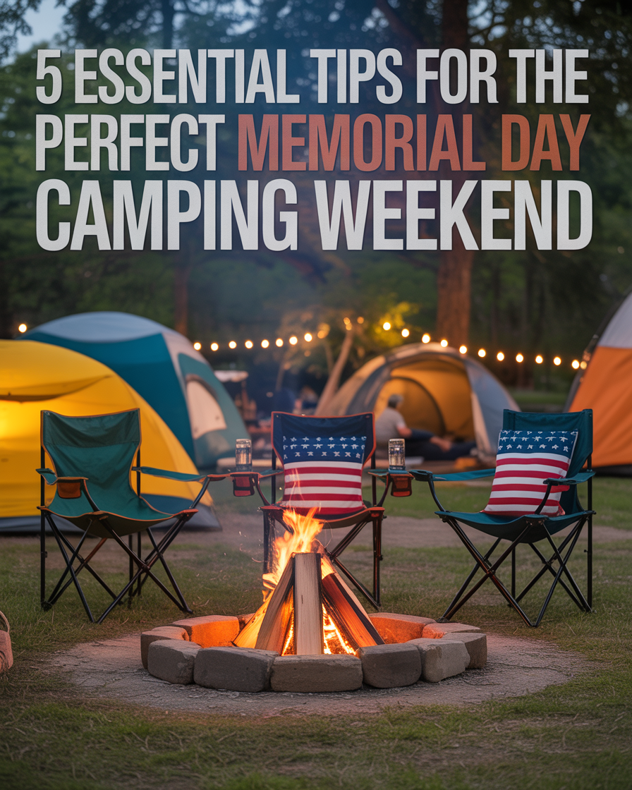 5 Essential Tips for the Perfect Memorial Day Camping Weekend