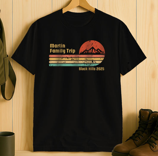 Martin Family Trip Black Hills 2025 Shirt product type