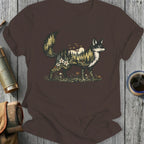 Forest and Fox Graphic Tee with Nature Illustration