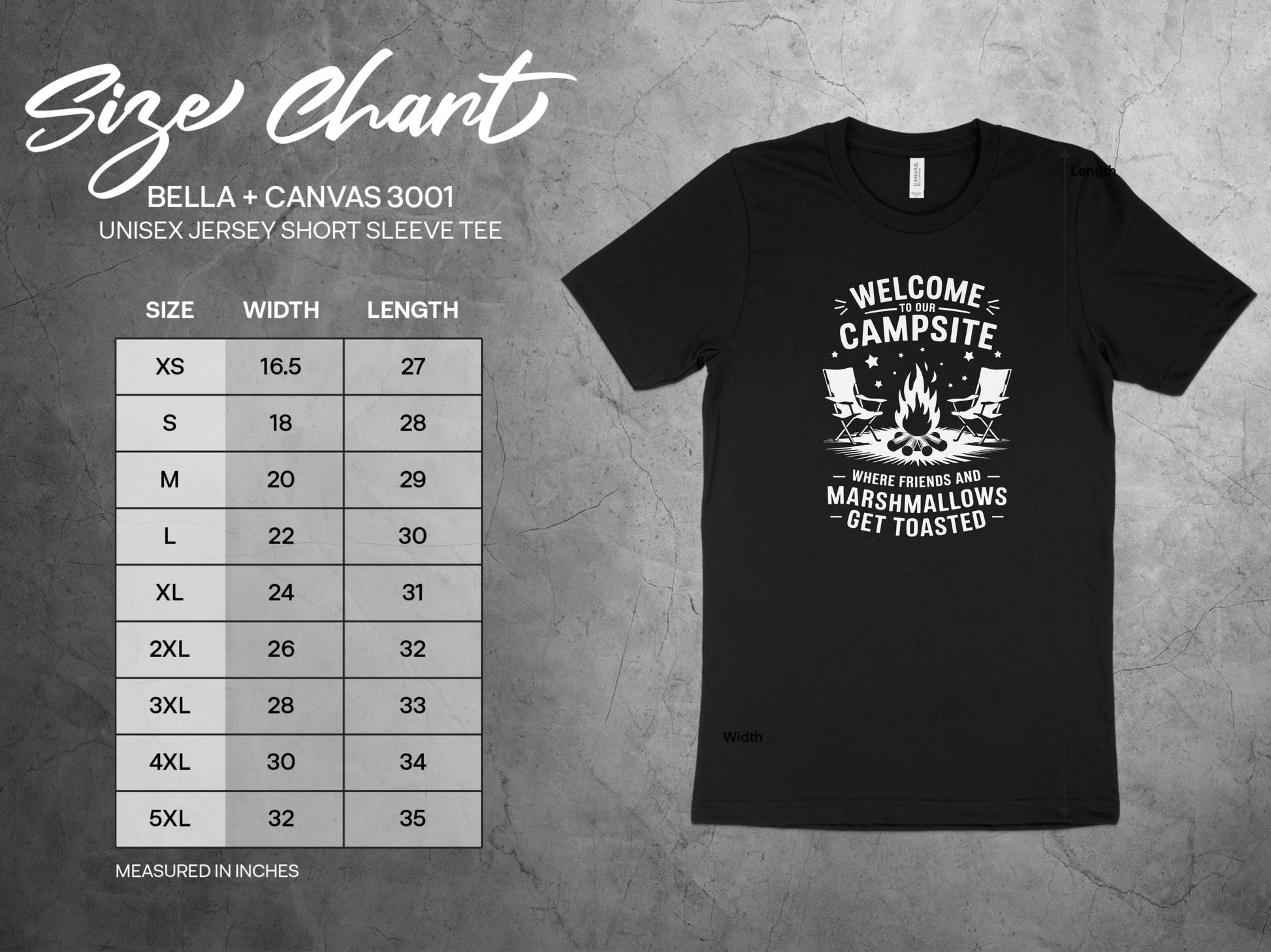 Welcome to the Campsite Friends Marshmallows Tee product