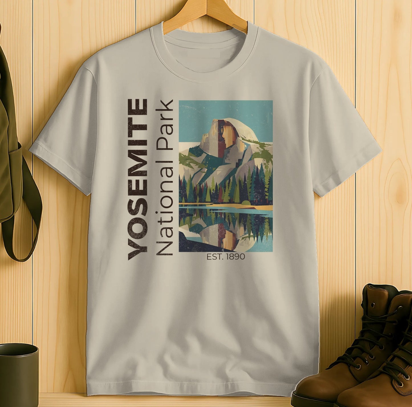 Featuring Yosemite National Park Graphic Design Shirt