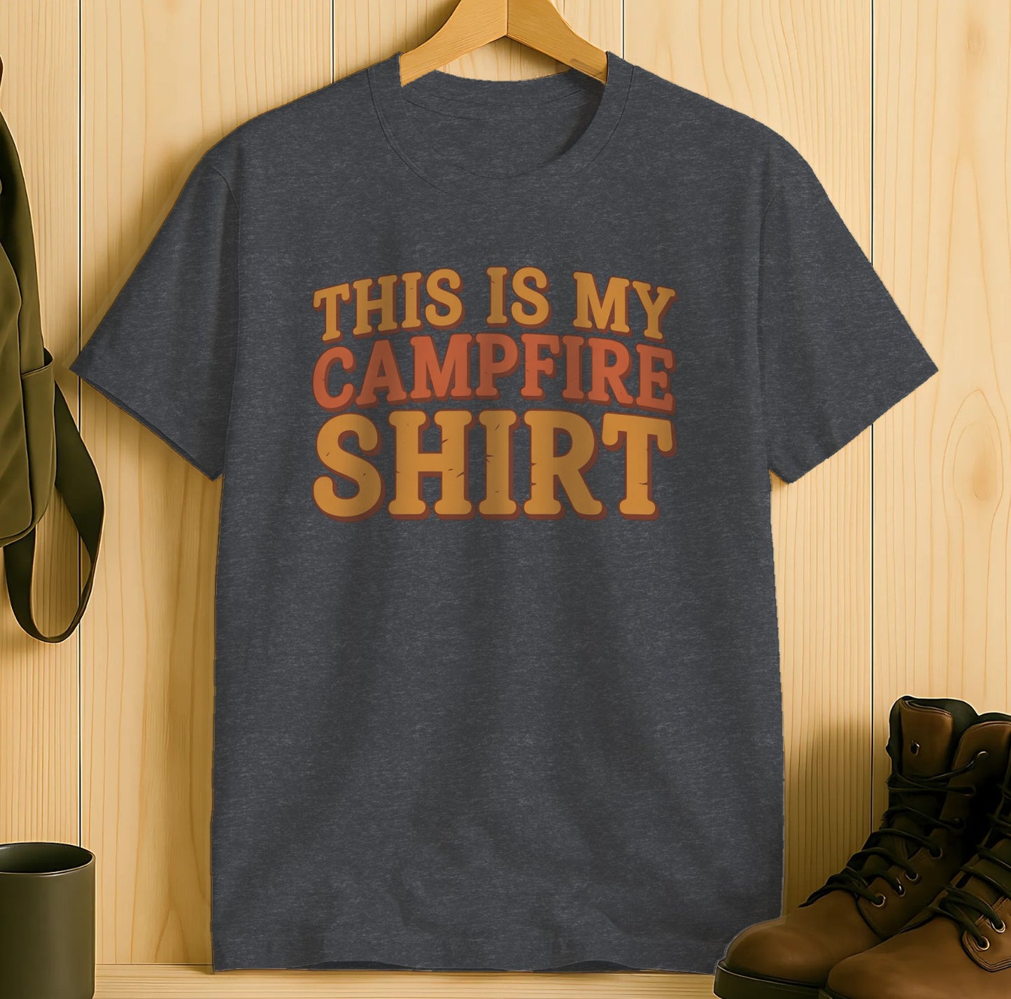 This is My Campfire Shirt Graphic Tee Shirt product type