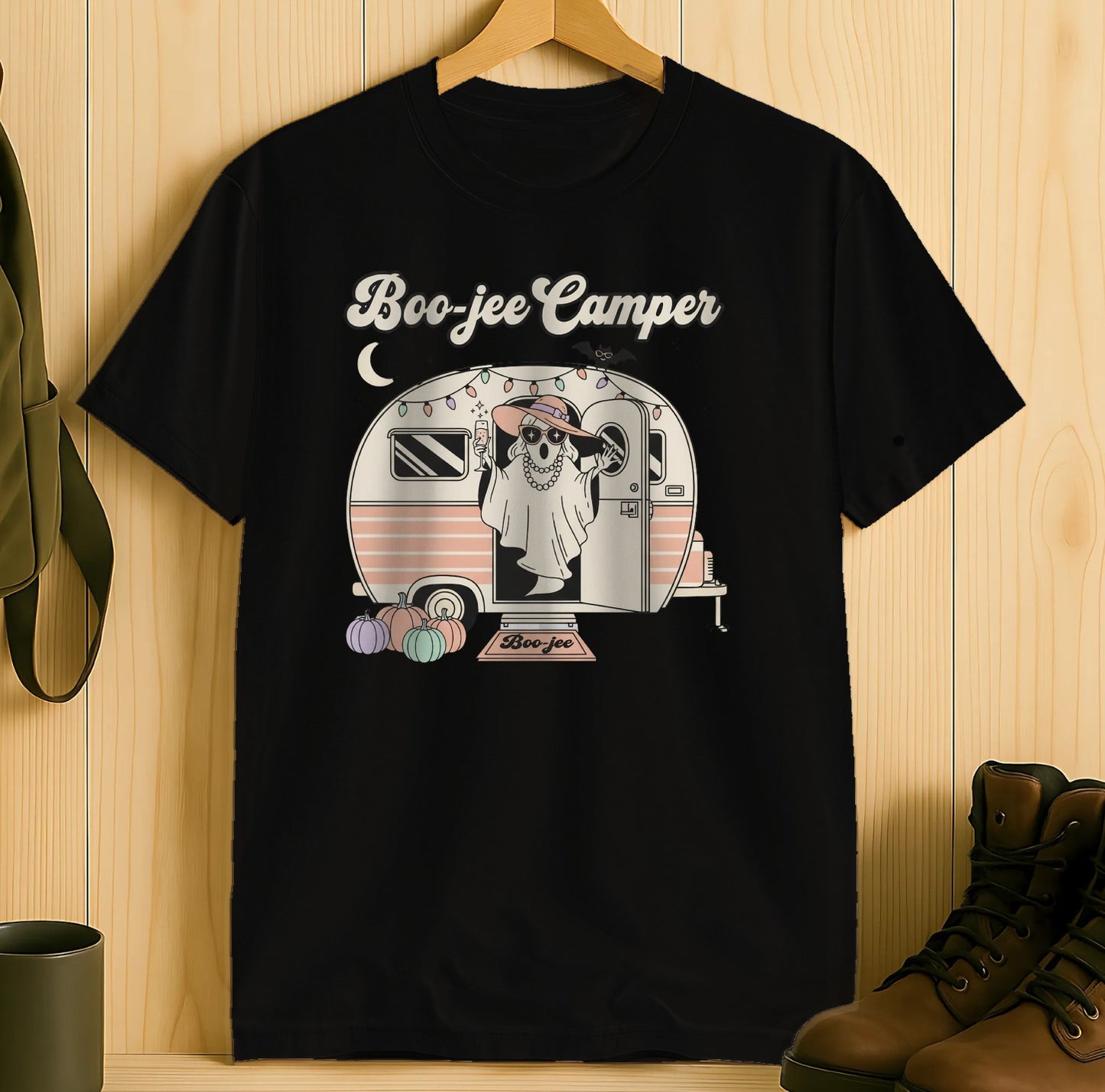 Boo-jee Camper Ghost Halloween Graphic T-shirt product