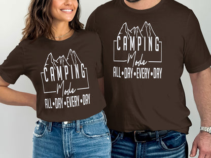 Camping Mode All Day Every Day T Shirt product