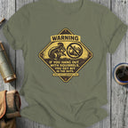Warning Hang Out with Squirrels You Get Bit T-shirt