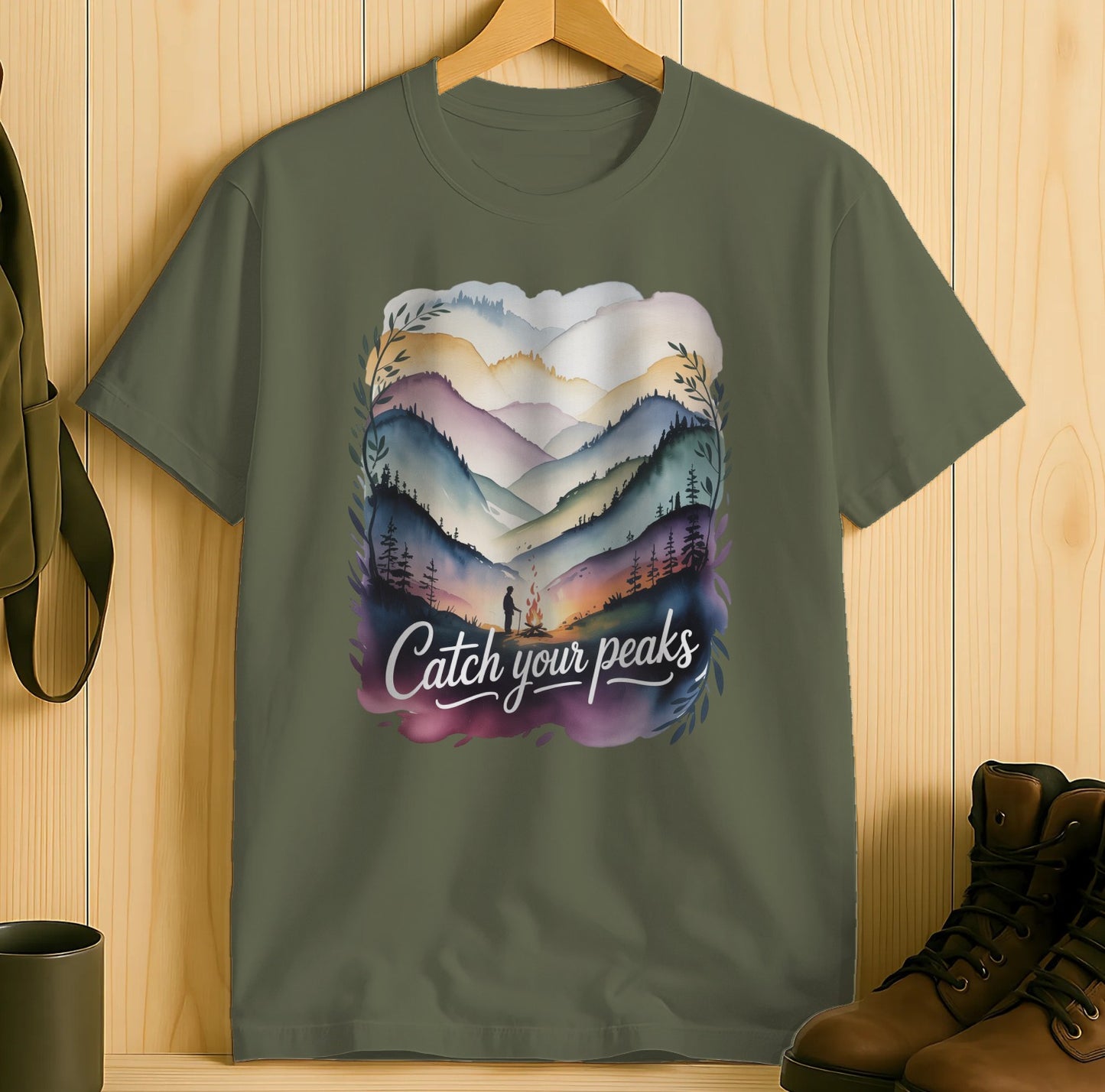 Catch Your Peaks Scenic Mountain Nature T-shirt product