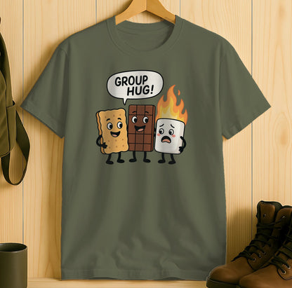 Funny Group Hug Cartoon Characters Design product