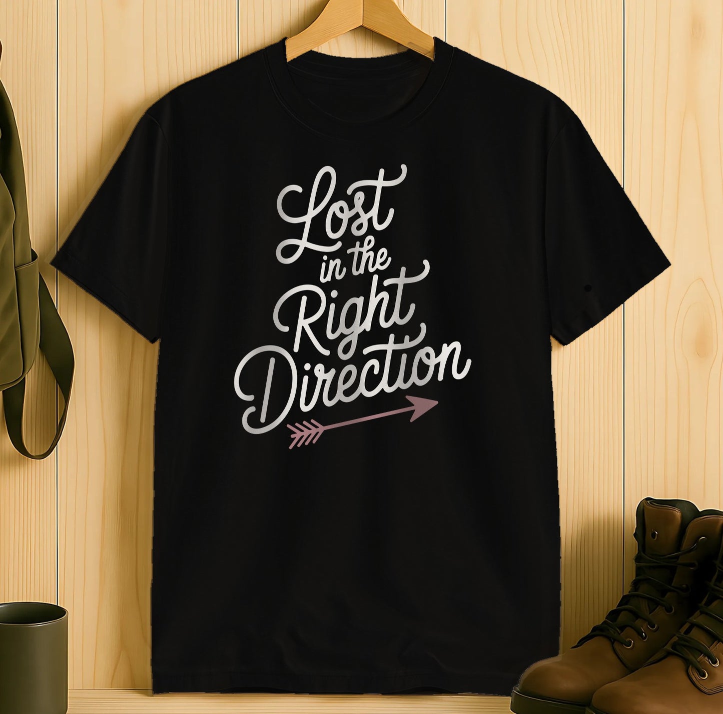 Lost in the Right Direction Graphic T-Shirt product type