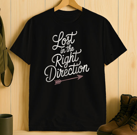 Lost in the Right Direction Graphic T-Shirt product type