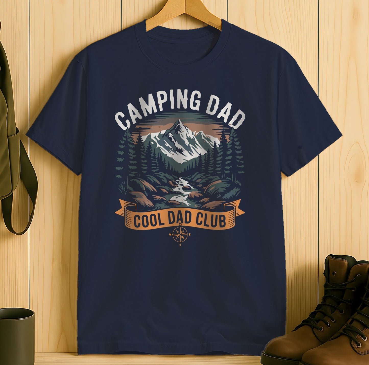 Cool Dad Club Camping Dad Graphic T-Shirt product type